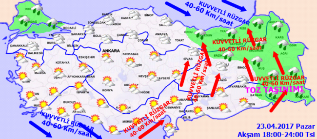 23 Nisan'da hava nasıl olacak?
