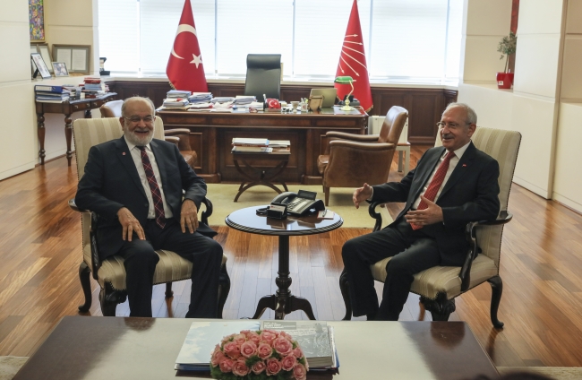 Kılıçdaroğlu, Karamollaoğlu ile görüştü