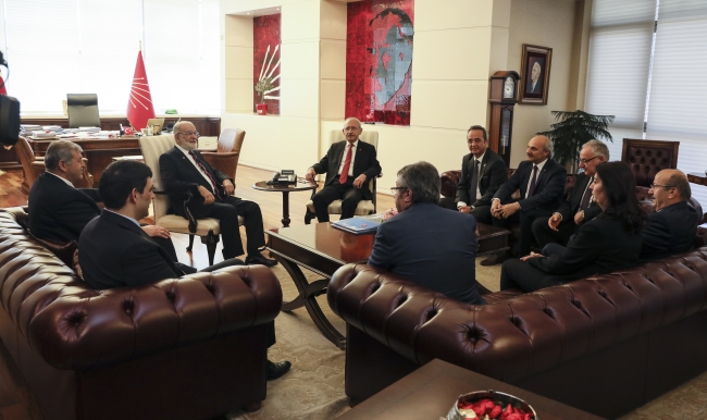 Kılıçdaroğlu, Karamollaoğlu ile görüştü