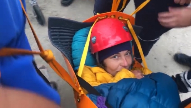 Kaçkar'da düşen 2 Ukraynalı dağcı 33 saat sonra kurtarıldı