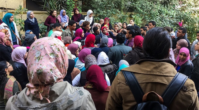 Kahire Yunus Emre Enstitüsü'nde 'Türkçe izdihamı'