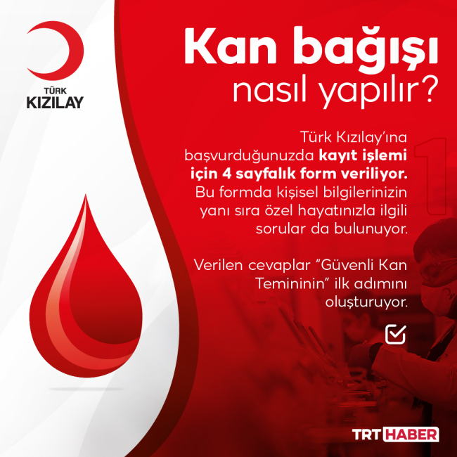Türk Kızılay’a kan bağışı nasıl yapılır?