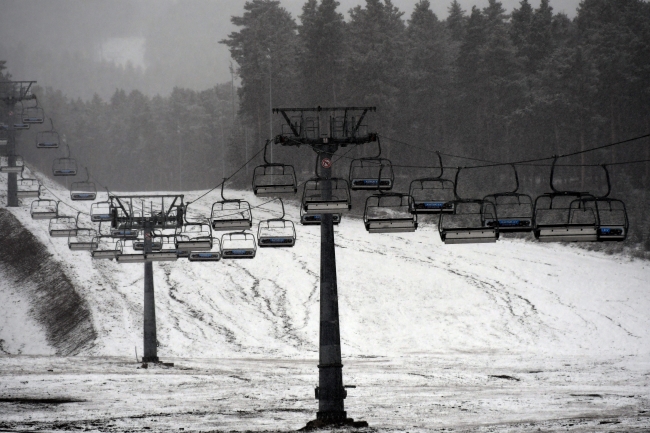 Nisan ayında kar sürprizi