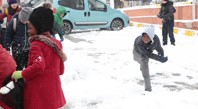 İlk defa 'kar'la tanıştılar