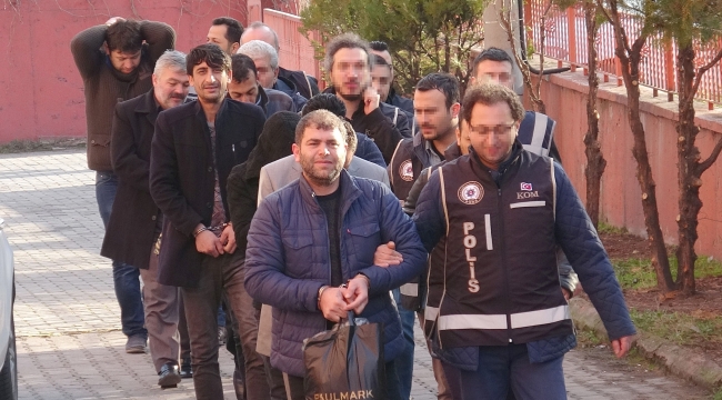 Karabük merkezli suç örgütü operasyonu 9 tutuklama