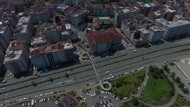 Karadeniz'de 'labirent' üst geçitler şaşırtıyor