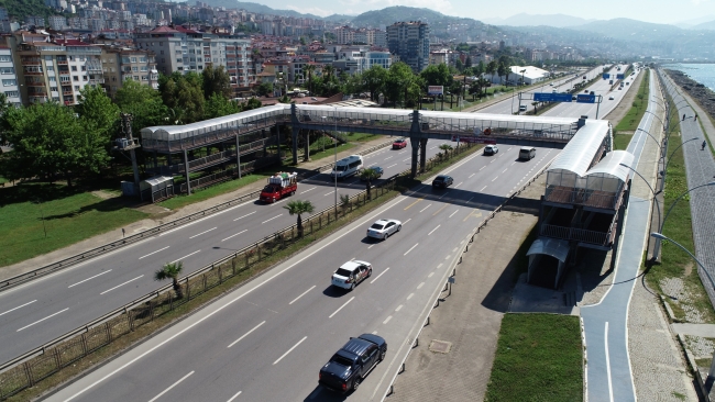Karadeniz'de 'labirent' üst geçitler şaşırtıyor