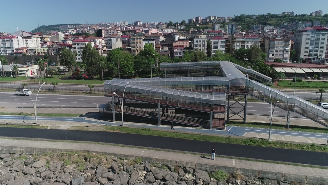 Karadeniz'de 'labirent' üst geçitler şaşırtıyor