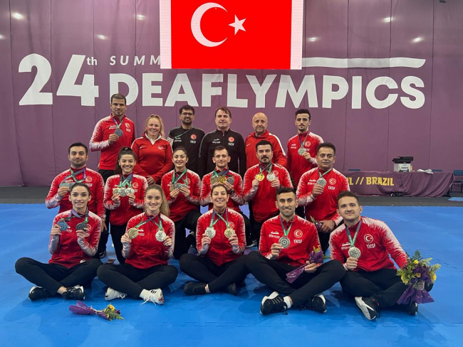 İşitme Engelliler Yaz Olimpiyatları'nda Türkiye'den madalya başarısı