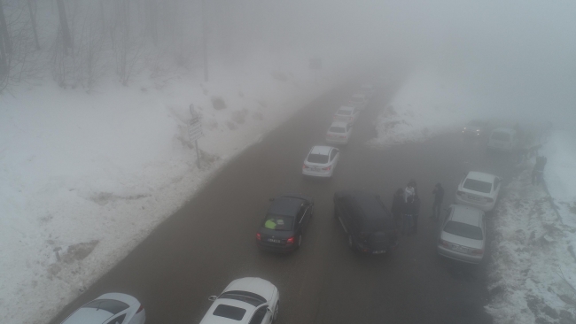 Kartepe'de hafta sonu yoğunluğu