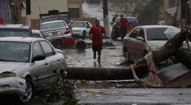 Porto Riko'da yaşanan Maria kasırgası