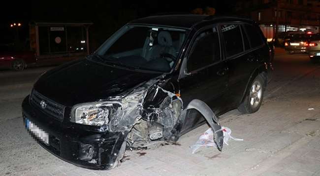 Cip ile motosiklet çarpıştı, 2 uzman çavuş yaralandı