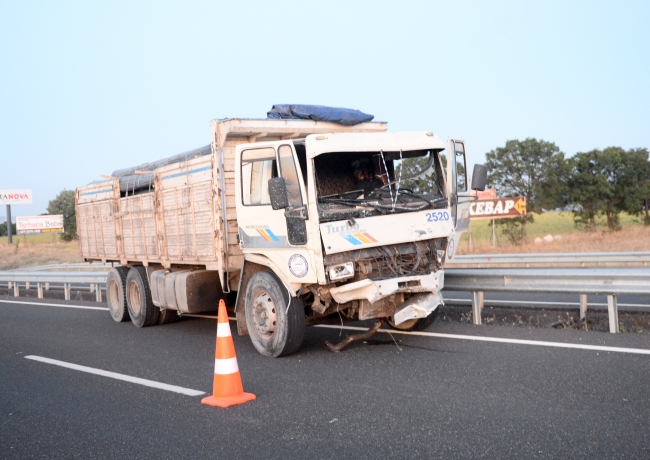 Kamyon ışıkta bekleyen araçlara çarptı: 2 ölü 17 yaralı