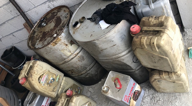 Adana'da 900 litre kaçak akaryakıt ele geçirildi
