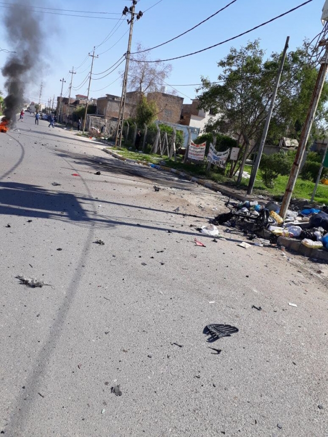Kerkük’te bomba yüklü motosikletle saldırı: 2 yaralı