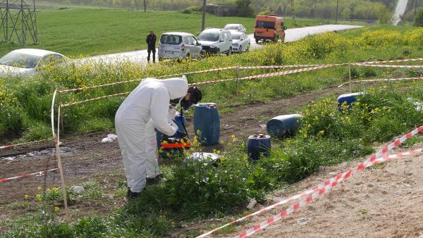 Büyükçekmece'de kimyasal atık alarmı