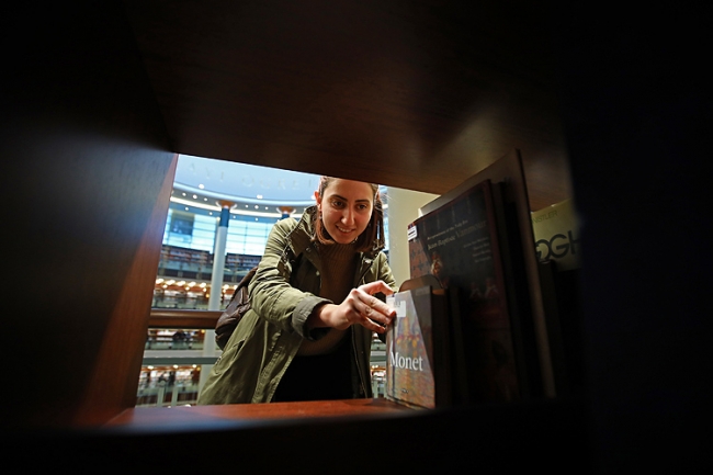 Türkiye'nin en büyük kütüphanesinin kapıları 7/24 açık