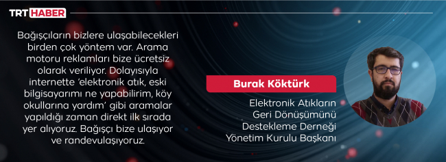 Elektronik atıklardan bilgisayar sınıflarına