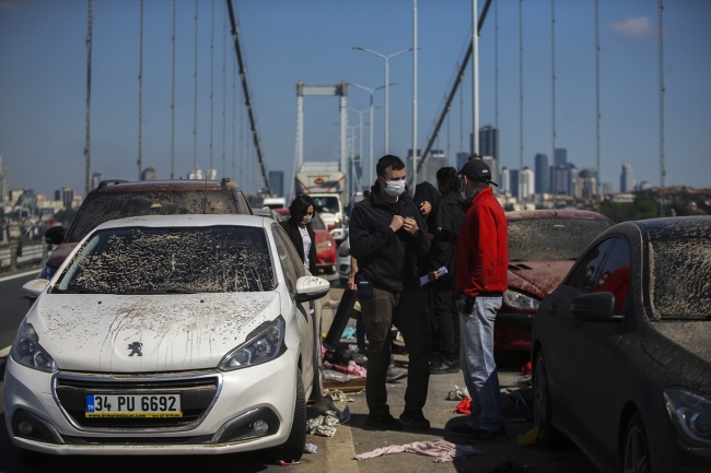 15 Temmuz Şehitler Köprüsü'ne film seti kuruldu