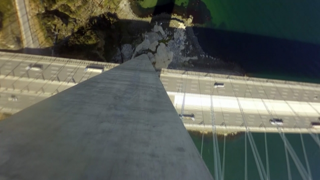 Drone’lar Yavuz Sultan Selim Köprüsü’nde yarıştı