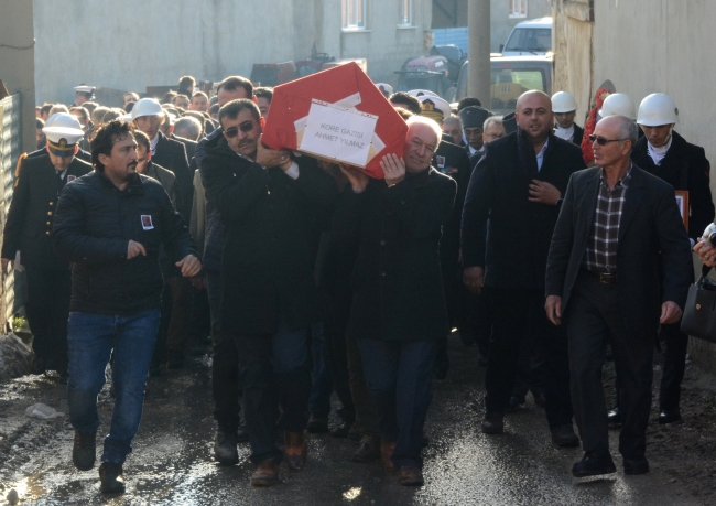 Kore Gazisi Yılmaz son yolculuğuna uğurlandı