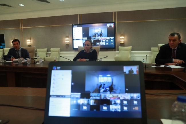 Bilim Kurulu üyeleri  Çinli yetkililer ile video konferans gerçekleştirdi