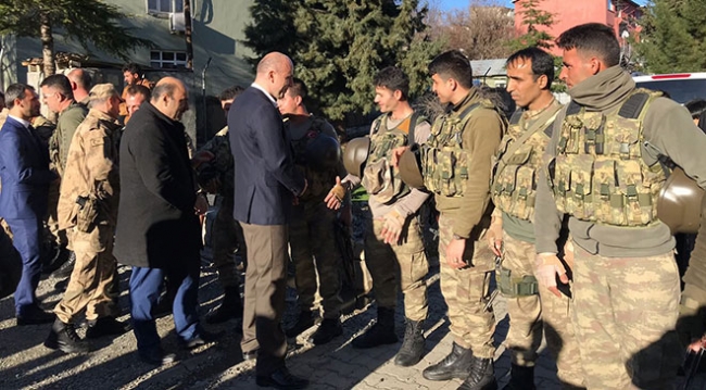 36 güvenlik korucusu Afrin'e uğurlandı