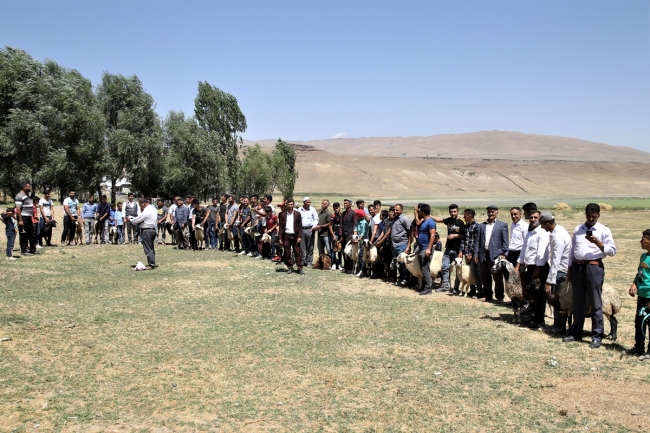 3 ton kurban eti 700 kişiye eşit dağıtıldı