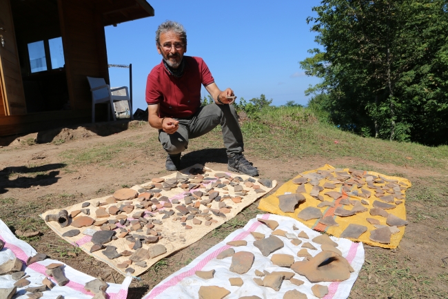 Kurul Kalesi'nde yaklaşık 2 bin eser gün yüzüne çıkarıldı