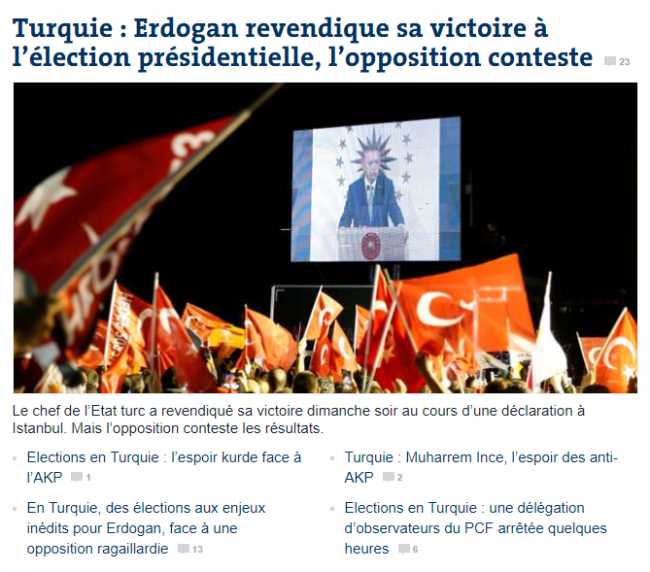 Seçim dünya basınında ses getirdi