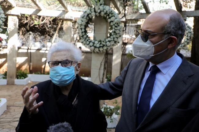 Lokman Slim'in annesi Selma Mirşak | Fotoğraf: Reuters