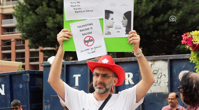 Kanada’da İslamofobik saldırılara protesto