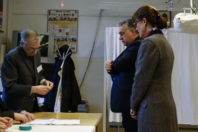 Macaristan'da halk sandık başında