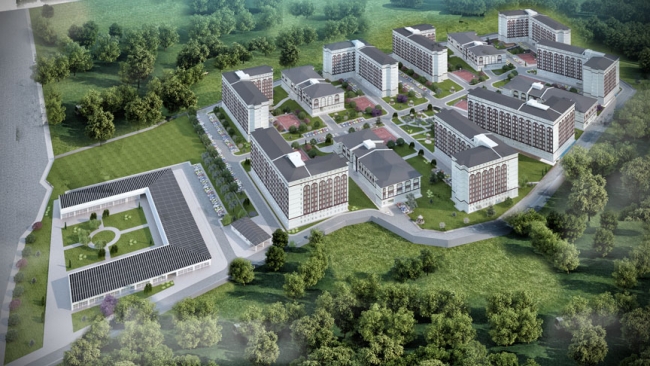 Sivas'taki 10 bin kişilik yurt Türkiye'ye örnek olacak