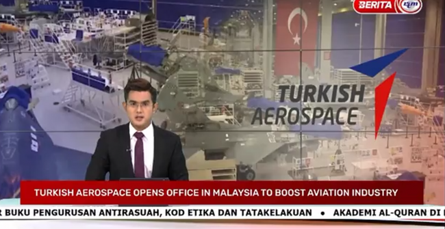 TUSAŞ'ın yeni teknoloji ofisi Malezya basınında