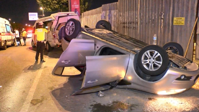 Maltepe Sahil Yolu'nda kaza: 3 yaralı