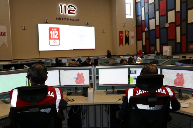 Mavi kategorideki Van'da 112'ye gelen çağrılar azaldı