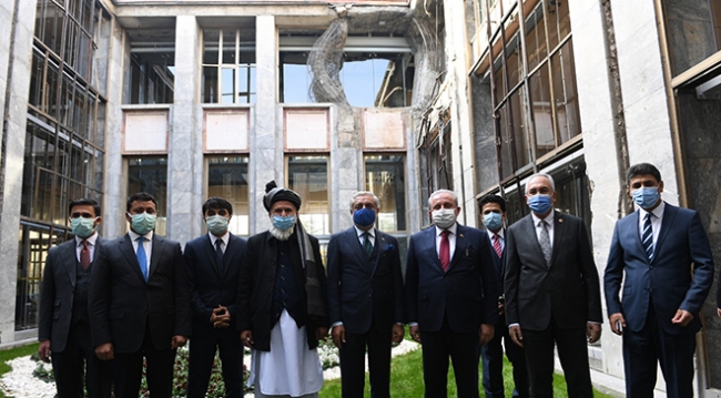 Afganistan Milli Uzlaşı Yüksek Konseyi Başkanı'ndan TBMM ziyareti