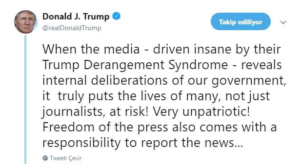 Trump ABD'deki şiddetin faturasını medyaya kesti