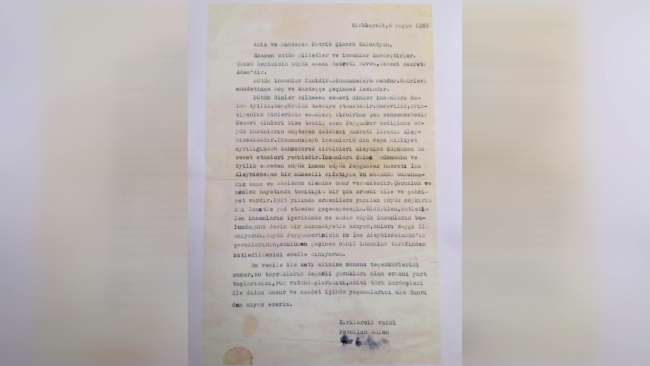 Teröristbaşı Gülen, imzalı mektubuyla soykırım yalanına ortak oldu