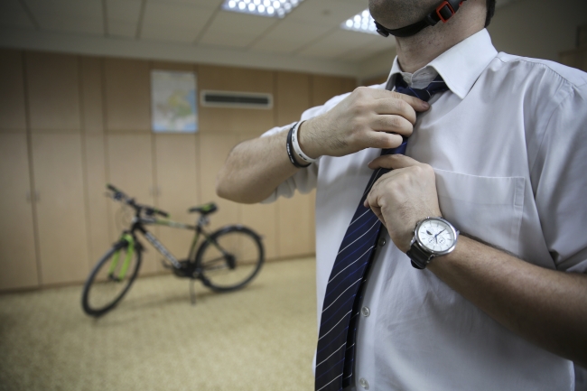 Bisiklet hayalini 34 yaşında gerçeğe dönüştürdü