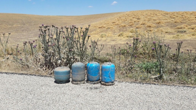 Menfeze tuzaklanan patlayıcı düzeneği imha edildi