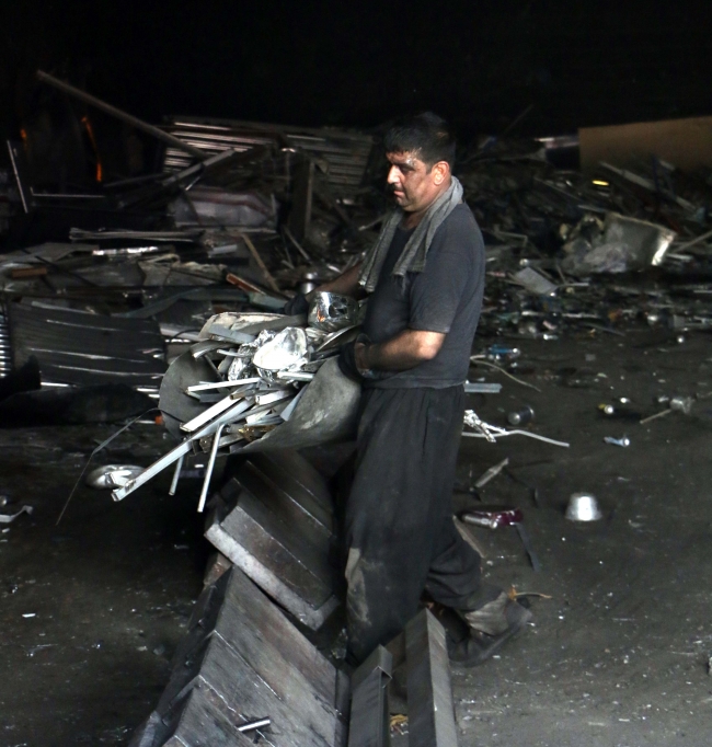 Bin derece sıcaklıkta işçilerin zorlu ramazan mesaisi