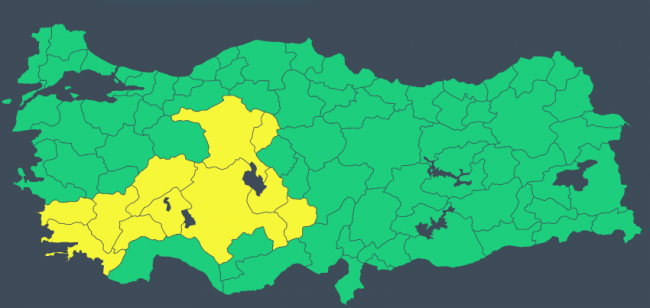 Meteoroloji'den 11 il için 'sarı' alarm