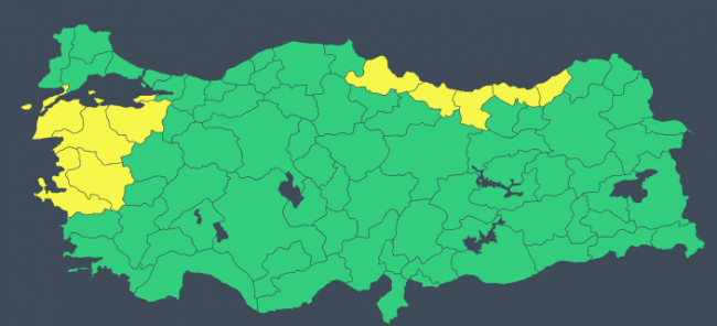 Meteoroloji'den 11 kente gök gürültülü sağanak ve fırtına uyarısı