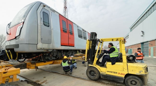 Başkentin metro araç filosu genişliyor