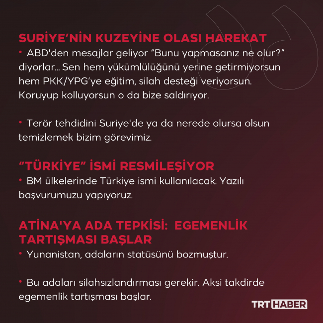 Bakan Çavuşoğlu: Yazılı belge verdik yazılı yanıt bekliyoruz