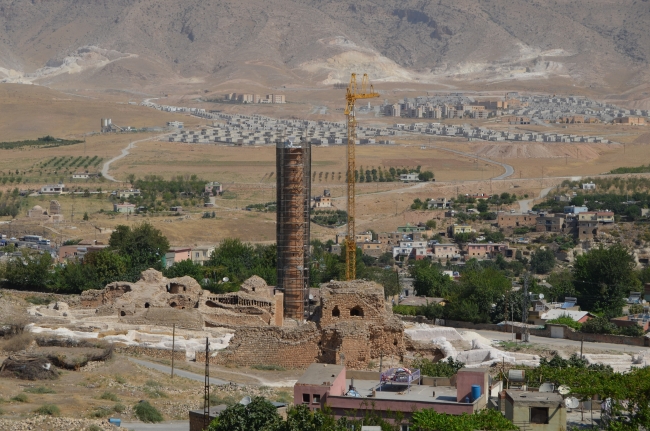 611 yıllık Sultan Süleyman Camii minaresi taşınıyor