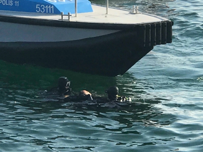 Kadıköy'de denize giren kişi boğuldu