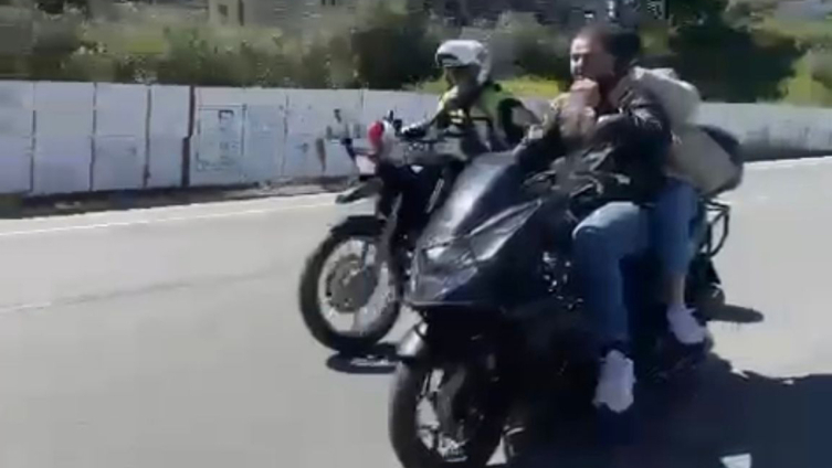 Bursa'da polisin 'dur' ihtarına uymayan motosikletliye 24 bin lira ceza